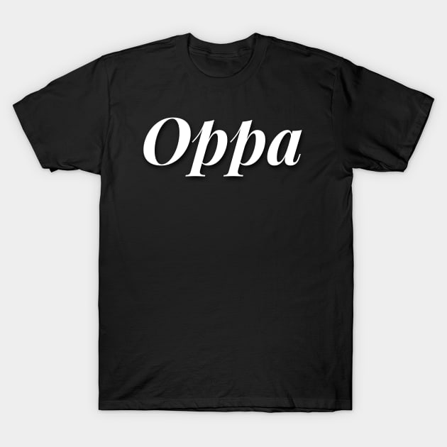 Oppa, korean sweetheart, kdrama actors T-Shirt by docferds